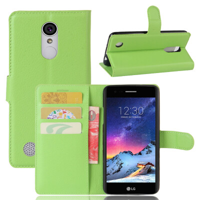 

GANGXUN LG K4 2017 Case High Quality PU Leather Flip Cover Kickstand Anti-shock Wallet Case for LG K4 2017