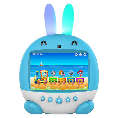 

Intelligence Express C80 early childhood education video story machine touch-screen learning machine rechargeable download 0-3 years old 6-year-old infant toys new recommended 9-inch blue 16G America rabbit