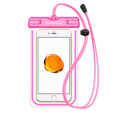 

Waterproof Case TPU Universal Luminous Glow Clear Underwater Pack Dry Bag Pouch for Cell Phones with New Design