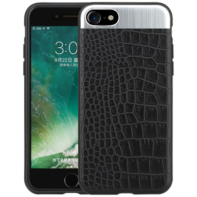 

Freeson Apple iPhone8 7 Phone Case Apple 8 Case Shell Case Apple 78 Mobile Phone Case Crocodile Pattern Leather Case 47 inches Black