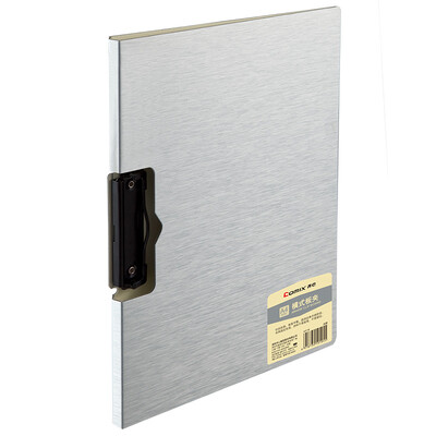 

Coix A4 horizontal ARMOR foam PP double folding plate folder folder folder A3118 light silver