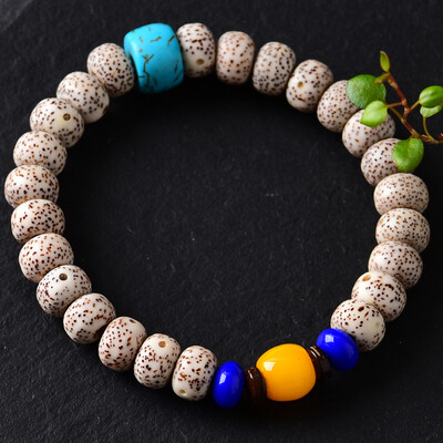 

Carweaiya China Hainan Xingyue Pu Tizi bracelets couple models diy men and women bracelet Chinese style traditional crafts handmad