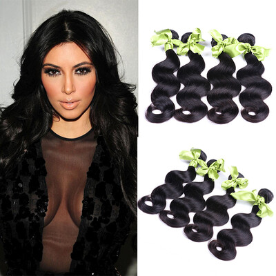 

Brazilian Virgin Hair Body Wave 4 Bundles Of Virgin Brazilian Hair 7A Unpropcessed Virgin Hair Brazilian Body Wave Human Hair