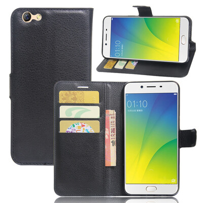 

GANGXUN OPPO F3 Чехол из высококачественной кожи PU с флип-чехлом Kickstand Anti-shock Кошелек для OPPO A77