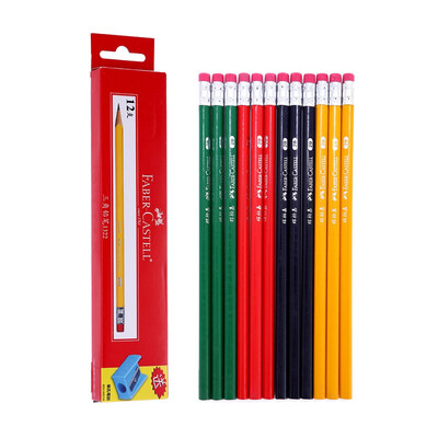 

Фабер (Faber-Castell) +1322 2B карандаш записи студент треугольник с резиновой головкой (12 палочек)