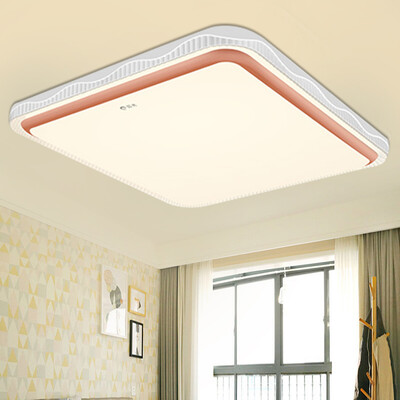 

Sunshine lighting led ceiling lamp modern simple living room lamp rectangular bedroom lamp stepless dimming belt remote control 80w 925 665 100mm