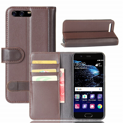 

GANGXUN Huawei P10 Чехол из натуральной кожи с магнитной крышкой Kickstand Card Slot Wallet Pouch для Huawei P10