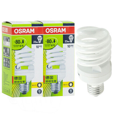 

OSRAM OSRAM значение спиральная спираль энергосберегающая лампа 23W теплый белый E27 два загруженных