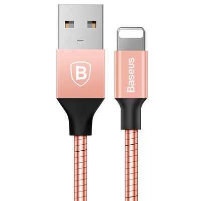 

Baseus Apple data cable 2A mobile phone charging cable for iPhone6s 7plus 1M rose gold