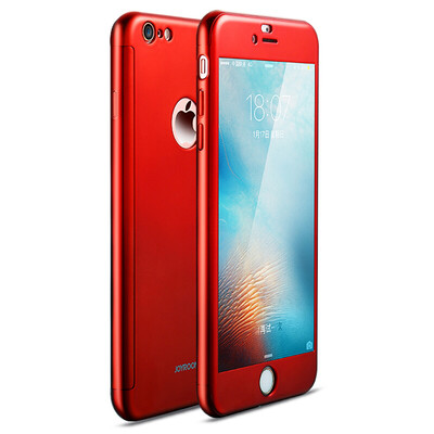 

Machine Music Box 6s / 6 Plus iPhone Shell 6s / 6 Plus Корпус All-in-One Защищенный жесткий чехол Сделанная стальная пленка 5,5-дюймовая серия Beetle Plating Red