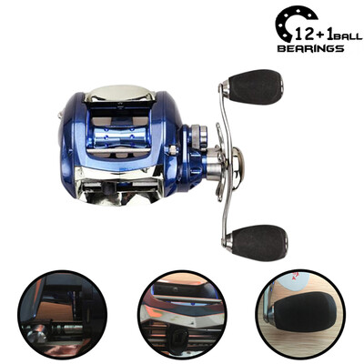 

12+1BB 6.2:1 Right/Left Hand Feeder Carp Bait Casting Fishing Reels