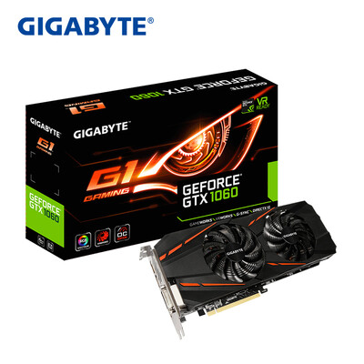 

Видеокарта GIGABYTE GeForce GTX 1060 G1 GAMING 6G