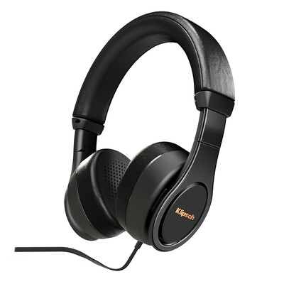

Jesse Klipsch Reference On-Ear II Headset Bass Stereo Music Headset IOS Wire Striped Makino Leather Material Folding Design Black