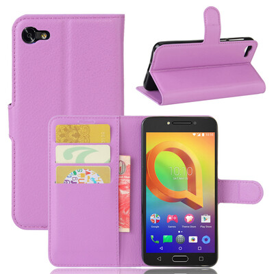

GANGXUN Alcatel A5 LED Case High Quality PU Leather Flip Cover Kickstand Anti-shock Wallet Case for Alcatel A5 LED