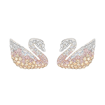 

SWAROVSKI Swarovski Лебедь нежный градиент темперамент короткий параграф серьги 5215037