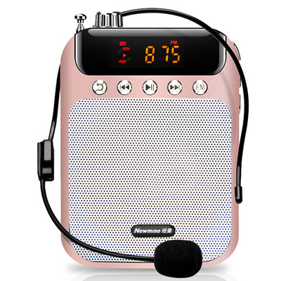 

Newman H2 Portable Megaphone Bee Teacher Guide Special waist High-power Teaching Cute powder