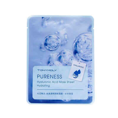 

TonyMoly Pure Hyaluronic Acid Mask - Увлажняющая увлажняющая (восстанавливающая успокаивающая смазка с водяным маслом)