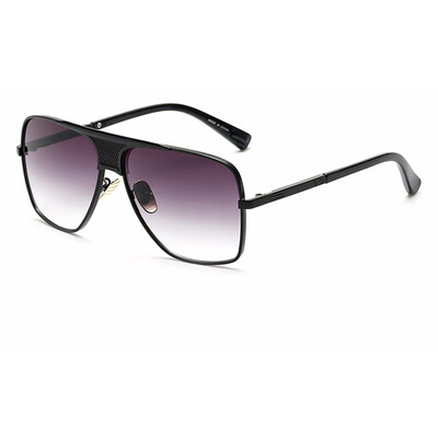 

Peekaboo square sunglasses men flat top metal gold european american gradient sun glasses luxury male eyewears