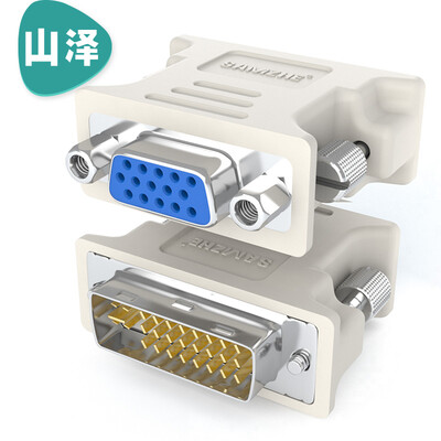 

Shanze (SAMZHE) DVI к HDMI Мужской Женский адаптер позолоченных DVI24 + 1 / DVI-D компьютерной графики HDMI расширения строке дисплея проекторы кабеля преобразования ZH-340