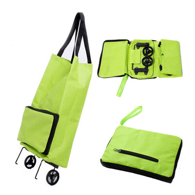

Portable Foldable Shopping Bag Supermarket Tugboat Pack Buy Trolley Trolley Shopping Cart Wheel Package