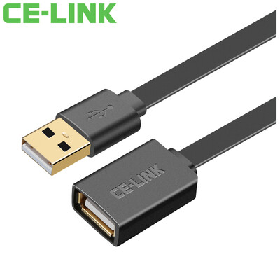 

CE-Link 3873 USB 20 AMAF Extension Cable 05 Meter Black