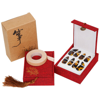 

Shengmahe SUMACH SG-02 medium guzheng nail adult children nail beginner practice musical instrument accessories groove thick section 8 pieces of installed guzheng tape