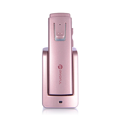 

Porphyry (pivoFUL) PBH-A800 Car Bluetooth Headset Vent Bracket Charging Dock Two in One Support Multipoint Connection Rose Gold