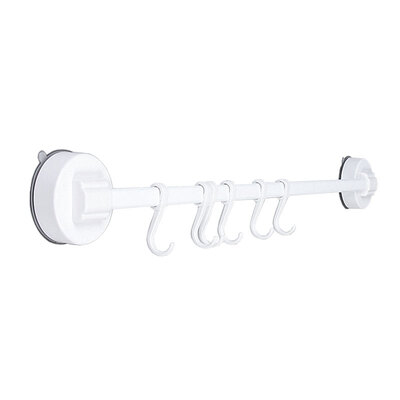 

FOOJO vacuum magic suction cup bathroom kitchen punch-free hook-type towel rack rack
