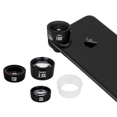 

Набор линз для смартфона 4-в-1 MOMAX X-lens