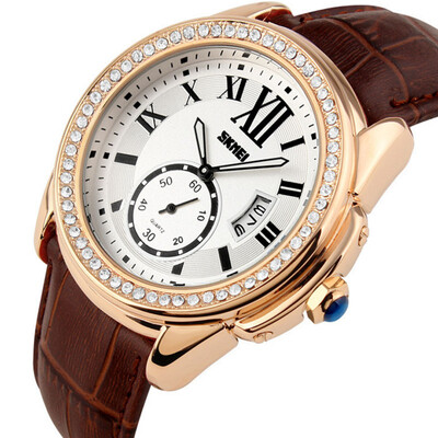 

Ladies large dial diamonds quartz watch casual fashion big watch as gift for women
