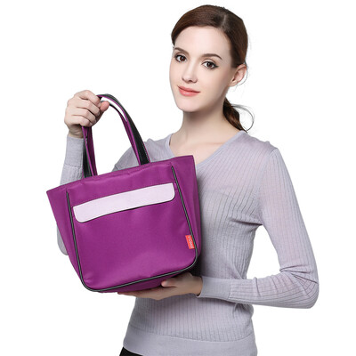 

V-Coool leisure mommy bag Mummy bag hand bag portable bag elegant purple