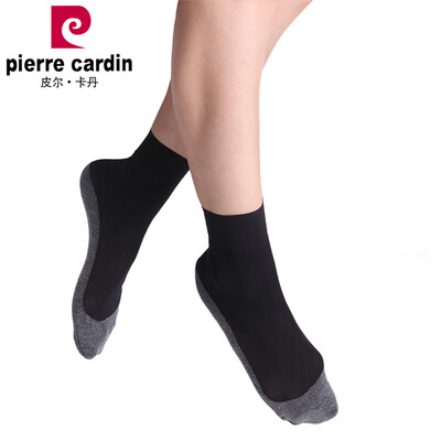 

Pierre Cardin high-elastic stockings 6 double-mounted SPA mask cotton end wear-resistant socks black uniforms PC2220-20x6