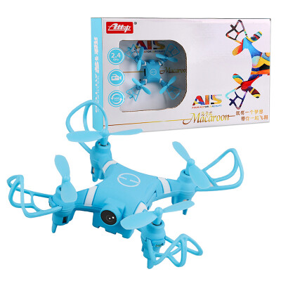 

ATTOP TOYS mini remote control aircraft four-axis handheld drone office decompression toy mini remote control aircraft (built-in aerial photography) blue