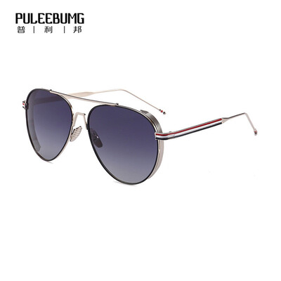 

PuLeeBumG sunglasses men and women couples models sunglasses metal polarized light tide driving mirror driver mirror new P2226
