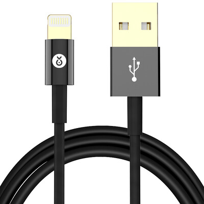 

BIAZE K19 Кабель для передачи данных и зарядки для Apple 7/6 / 5s 1,2м черный