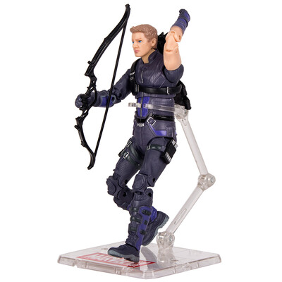 

Marvel Мстители Hawkeye куклы модельного детских игрушки подвижные суставы штучного стол украшение с подставкой 7 дюймов