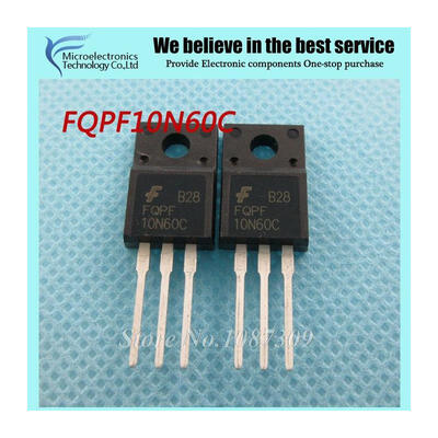 

20pcs free shipping FQPF10N60C 10N60C 10N60 600V 9.5A MOSFET N-Channel transistor TO-220F new original