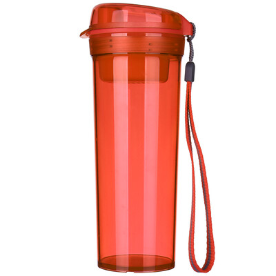

Tupperware Portable Water Cup with tea leakage 400ml Pomegranate Red