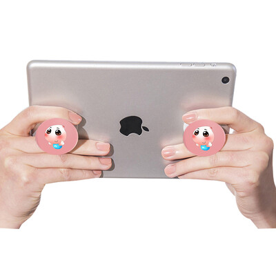 

[3 pieces of equipment] Moci Si (mokis) emotions lovely personality personalized mobile phone bracket finger ring buckle bracket mobile phone flat universal balloon bracket cute + music + anger