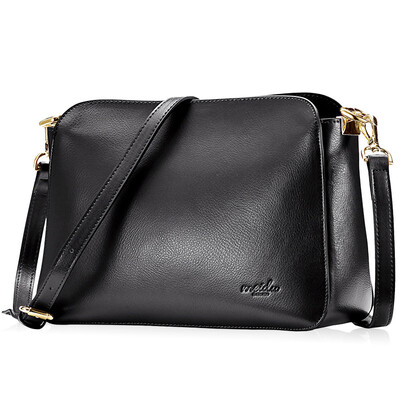 

Each degree (MEIDU) simple female bag leather shoulder bag wild lady Messenger bag package bag MWB140312 blue