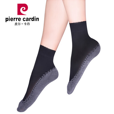 

Jingdong supermarket] Pierre Cardin short silk socks female 6 pairs of sweat non-slip SPA mask jacquard cotton socks deep skin color are all PC2225-72X6