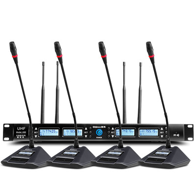 

Shinco H85 One Touch Four Wireless Conference Microphone Презентация Профессиональный беспроводной микрофон Gooseneck