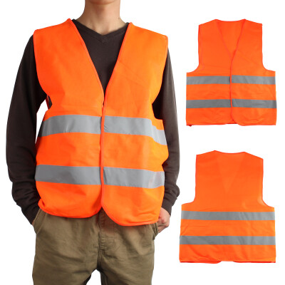 

PAO MOTORING Safety Security Visibility Reflective Vest Construction Traffic Orange/Green color