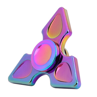 

НОВЫЙ Палец Гироскопа Стороны Spinner Непоседа Игрушки Ручной Непоседа Spinner нержавеющая Сталь Фокус Игрушки Стол EDC Пальцев Ги