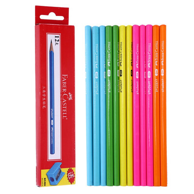 

Faber-castell Pencil 2H Triangle Pencils Student Writing Colored Pencils Kids Pen 12 Pcs