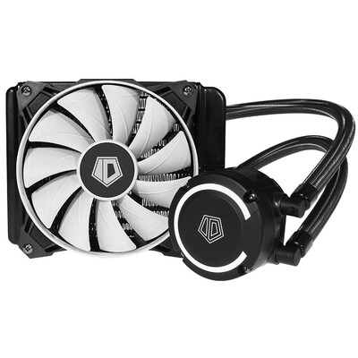 

ID-COOLING Frostflow 120 overseas version of the white light-effect all-in-one water-cooled CPU cooler 120 rows of full platform buckle contains AM4
