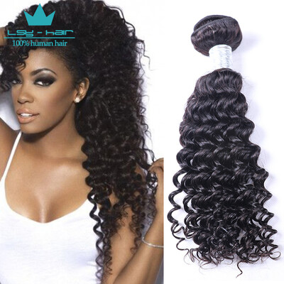 

Wholesale Brazilian Virgin Hair Deep Wave 10 bundles Brazilian Human Hair Bundles 8A Unprocessed Virgin Hair