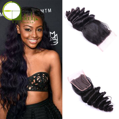

Brazilian Deep loose With Closure 7A Unprocessed Virgin Brazilian Hair Weave Bundles With Closure Cheap Human Hair With Closure