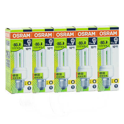 

OSRAM OSRAM Mini Value Star Energy Saving Light 11W Daylight E27 Five Pack