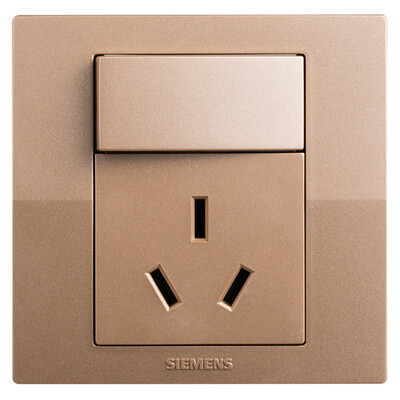 

Siemens (SIEMENS) 5UB80933NC03 switch socket Yue move 16A three hole with switch socket (champagne gold
